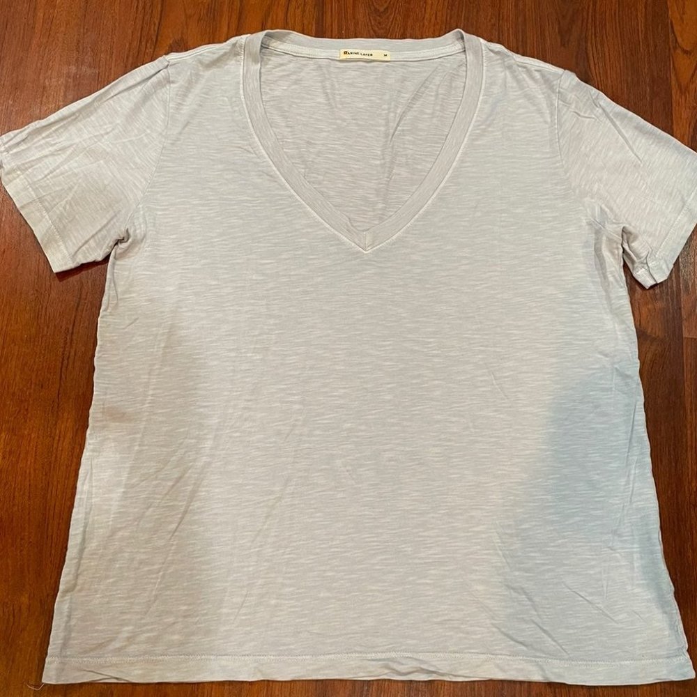 NEW MARINE LAYER V-NECK M BLUE
